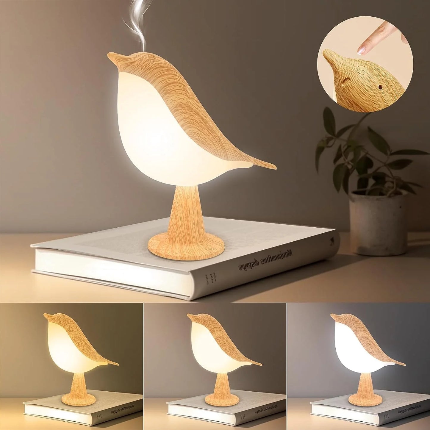 Bedside Lamp, Brid Night Light