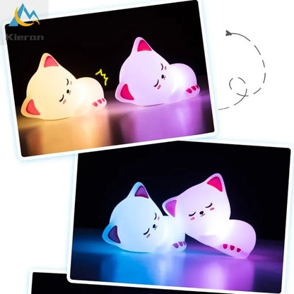 Soft Silicone Cat Light LED