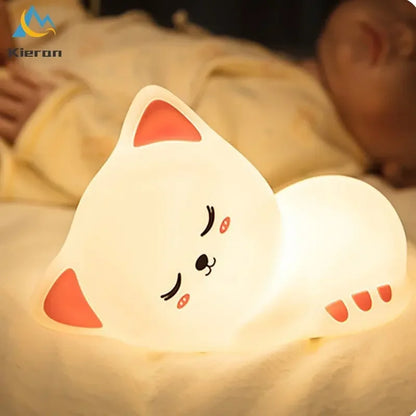 Soft Silicone Cat Light LED