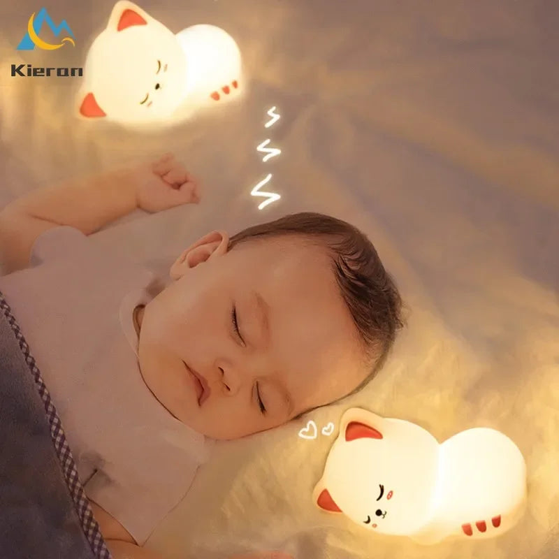 Soft Silicone Cat Light LED