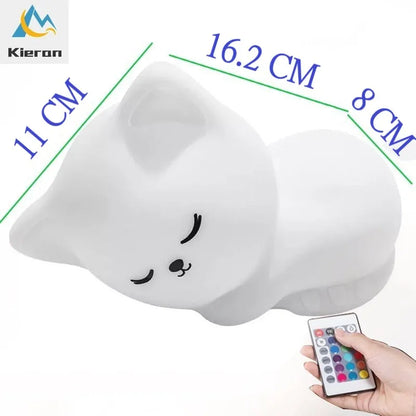 Soft Silicone Cat Light LED